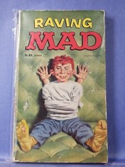 UNITED KINGDOM MAD Magazine Paperback Book: #20 RAVING MAD 1966 1ST G