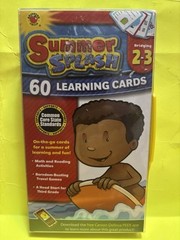 Brighter Child Summer Splash 60 Learning Cards Ages 2-3 NEW FREE FAST SHIPPING
