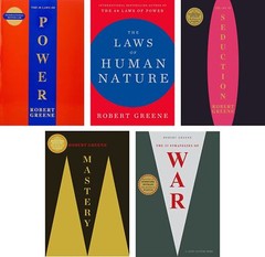 Robert Greene 5 Books Collection Set-The 48 Laws of Power, Human Nature,Seductio