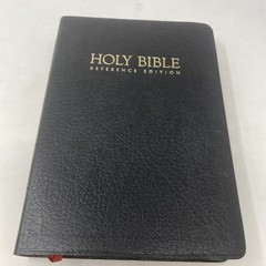 Holy Bible KJV Reference Edition 1976 Nelson Red Letter Giant Print PREOWNED