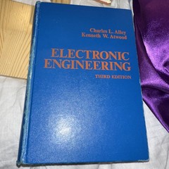 Electronic Engineering Hardcover Kenneth W., Alley, Charles L. At