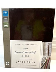 Journey The World NIV Bible Brown Faux Leather Bound Large Print