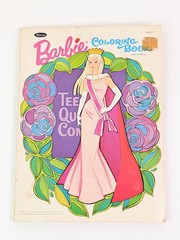 1969 Barbie Coloring Book Teen Queen Contest Whitman Publishing USA Vintage