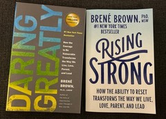Lot Of 2 Brene Brown Books Daring Greatly Rising Strong NEW
