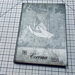 The Corona 1959 St. Stephens High School Yearbook Hickory NC Vintage