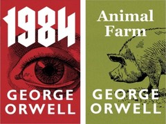 1984 & Animal Farm (Set of 2 Book) by George Orwell, Paperback -.