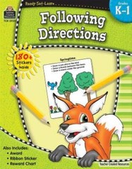 Ready-Set-Learn: Following Directions Grd K-1 – Paperback – VERY GOOD