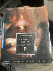 The Broadview Anthology of Victorian Poetry & Poetic Theory, , 9781551111001