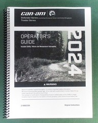 2024 Can-Am Traxter DPS HD9 Owner’s Manual: 244 Pages & Protective Covers