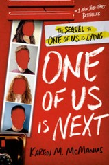 One of Us Is Next – Hardcover By McManus, Karen M. – VERY GOOD
