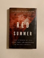 Red Summer: 1919 & The Awakening of Black America by McWhirter; VG+ / VG+