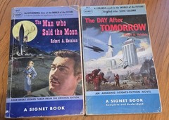 Three (3) Book Lot Robert A. Heinlein Vintage Sci-Fi Fantasy Paperbacks 1960s