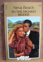 To the Highest Bidder, by Neva Beach, Ecstasy Romance, 1986 paperback, 5203