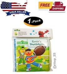 Sesame Street Ernie’s Touchdown Bubble Book – Great For Bath Time (1 Pack) – New